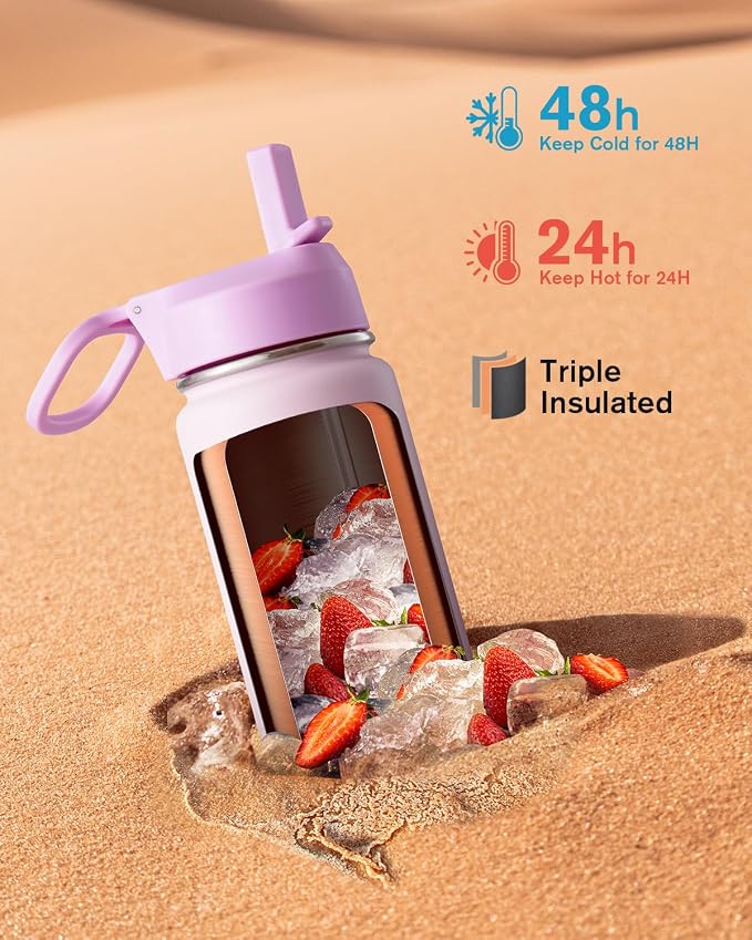 Coolflask Water Bottle 24 oz Insulated - Image 2