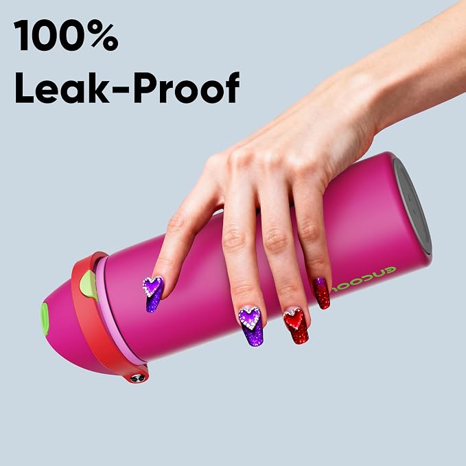 Insulated Water Bottle with Straw - Image 6