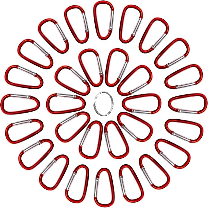 30PCS Aluminum Carabiner Clips - Image 5