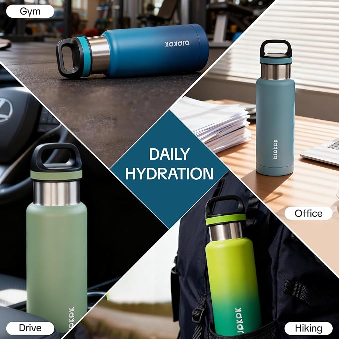BJPKPK Insulated Water Bottle 18OZ Stainless Steel Water Bottle - Image 6
