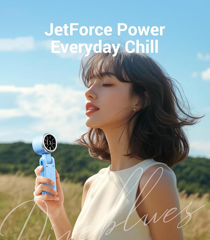 Diveblues Portable Handheld Turbo Fan, 5 Gear Wind, Battery Operated, 3 IN 1 - Image 7