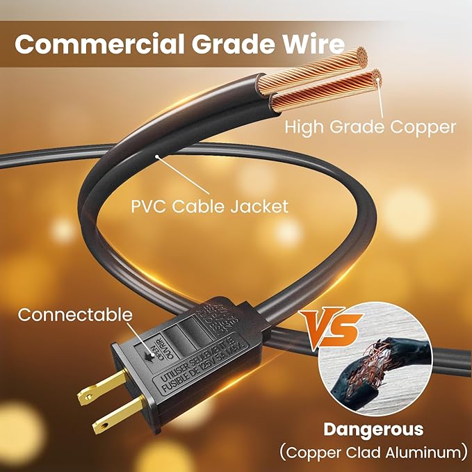 RTTY Outdoor String Lights 200 FT, Patio Light - Image 3