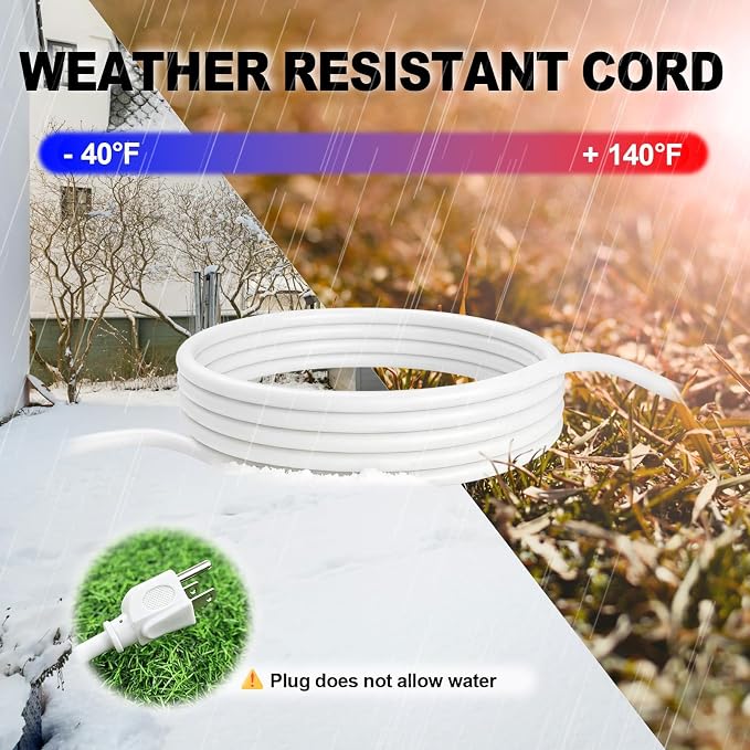 EP 2 Pack 10 Ft Outdoor Extension Cord - Image 5