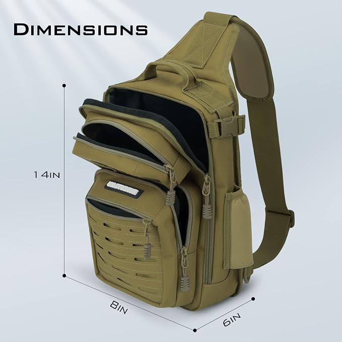 KastKing BlowBak Tactical Sling Tackle Bag-Lightweight Fishing Backpack Storge - Image 3