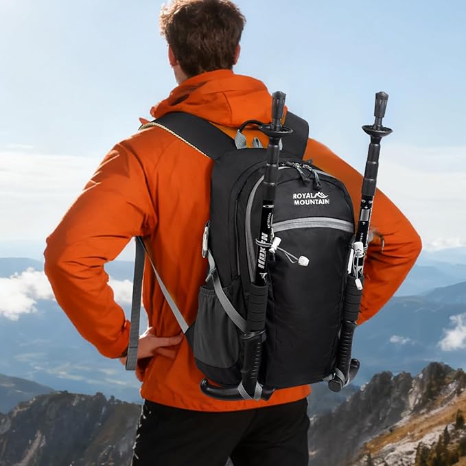Hiking Backpack With Rain-cover, 30L Travel Backpacks - Image 7