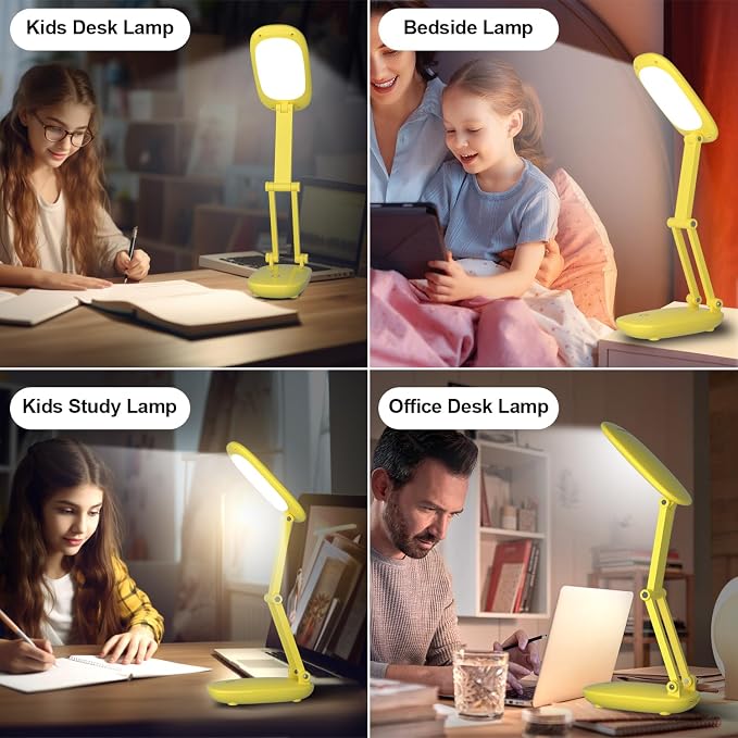 Akejrym LED Desk Lamp for Office Home & Battery Operated Lamp Rechargeable Lamp - Image 7