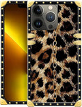 Compatible with iPhone 13 Pro Max Case, Seamless Gold Chain Leopard Luxury by Unknown