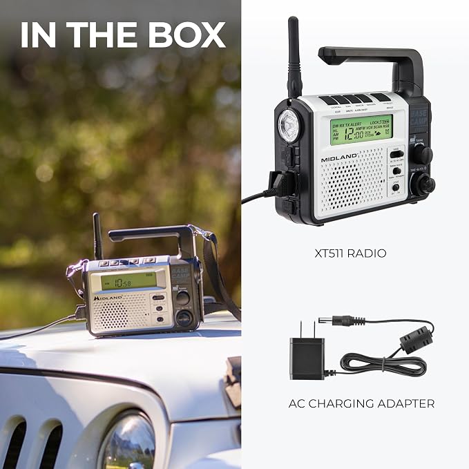 Midland® - XT511 - Emergency Radio - 22 Channel Two-Way Base Camp Radio - Image 6