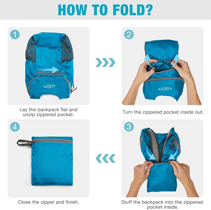 G4Free Lightweight Packable Hiking Backpack - Image 3