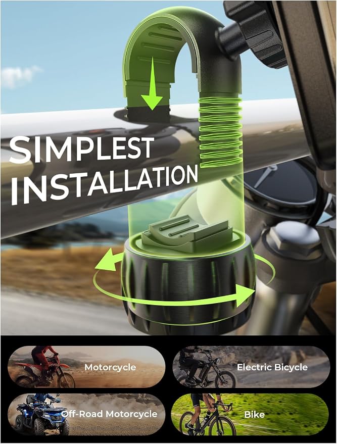 LISEN Bicycle Phone Mount Cell Phone Holder - Image 3