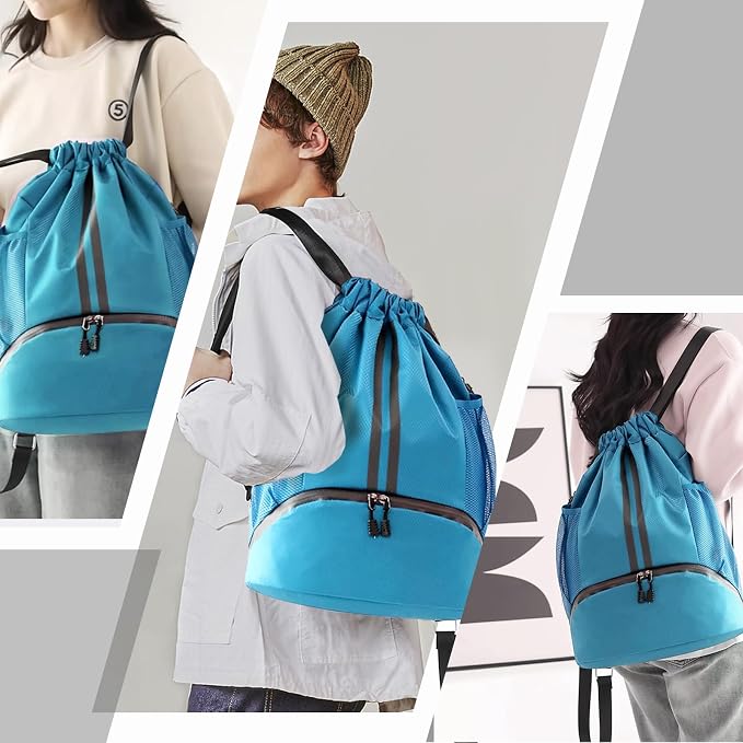 Hoedia Sports Drawstring Backpack - Image 8