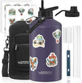 1 Gallon Water Bottle Insulated, BPA Free&Leak Proof, 128oz Stainless Steel by Watersy