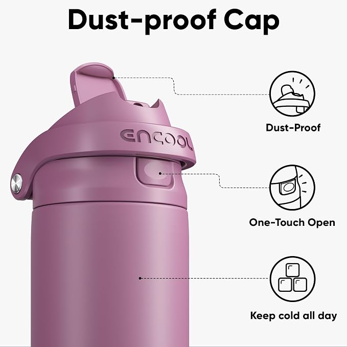 ENCOOL Leakproof Insulated Water Bottle - Image 2