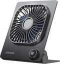 Desk Fan, 6.61''Ultra-thin 5000mAh Battery Powered Fan by GOCKERA