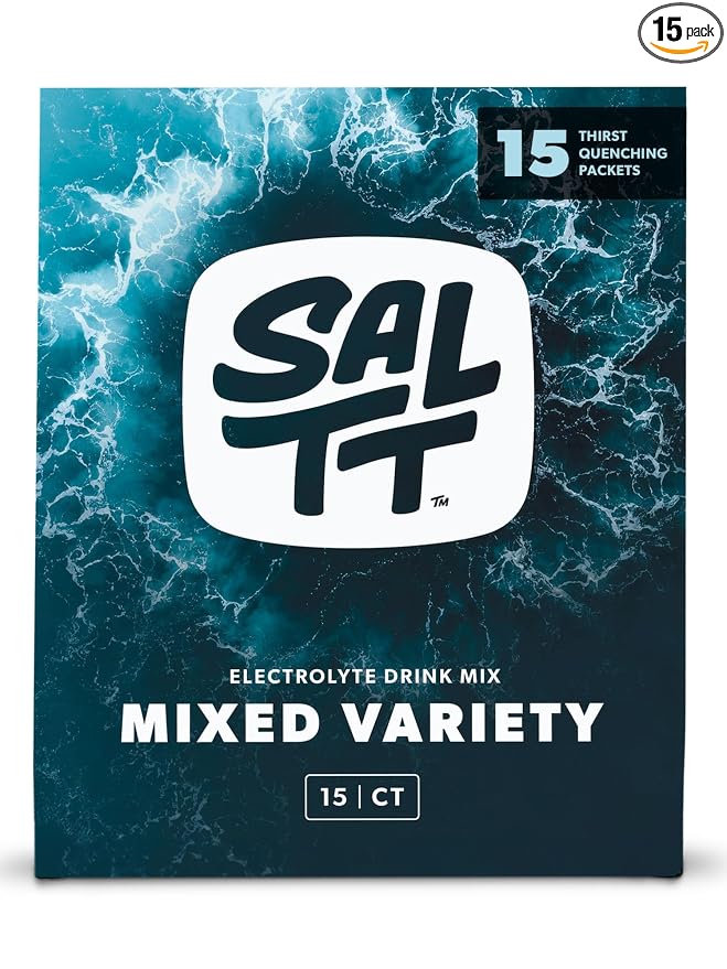 SALTT Electrolytes Powder Packets, All Things Mixed Variety Pack by KetoChow