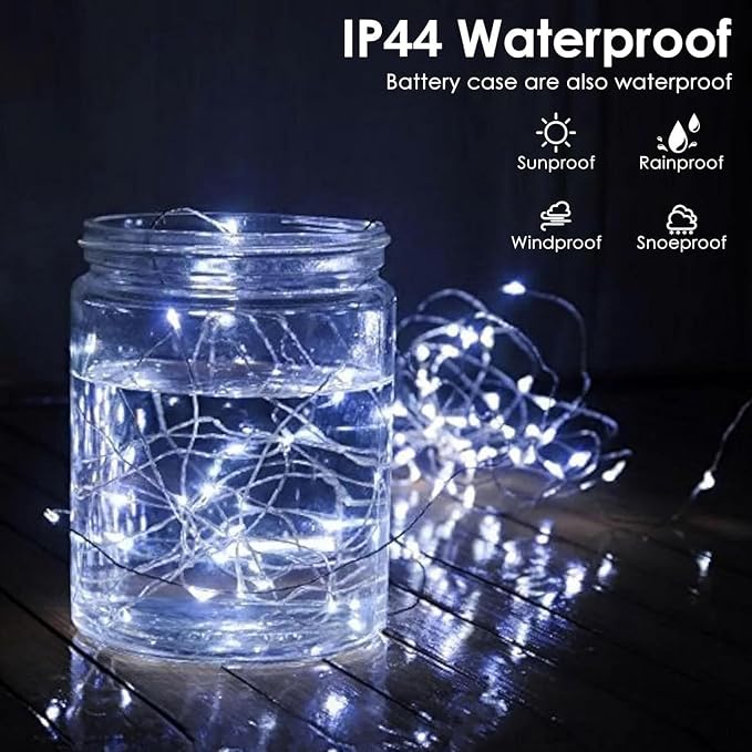 2-Pack Fairy Lights Battery Operated - Image 3