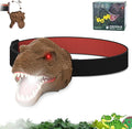 Nitigo Dinosaur Headlamp for Kids Flashlight Led Headlights Roar & Silent Mode by Nitigo