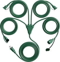 Eversimpleinc 1 to 4 Splitter Extension Cord, 3 Prong Plug by EversimpleInc