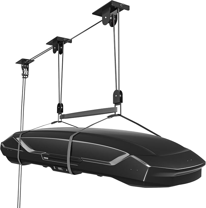 TRUSOON 2025 Upgrade Cargo Box Garage Pulley System, Garage Ceiling Hoist by TRUSOON