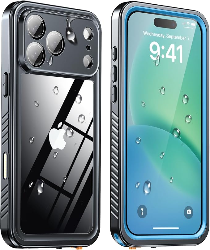 ANTSHARE for iPhone 17 Pro Max Case, IP68 Waterproof Shockproof Case, - 12 FT by Variouscasesforyourchoice