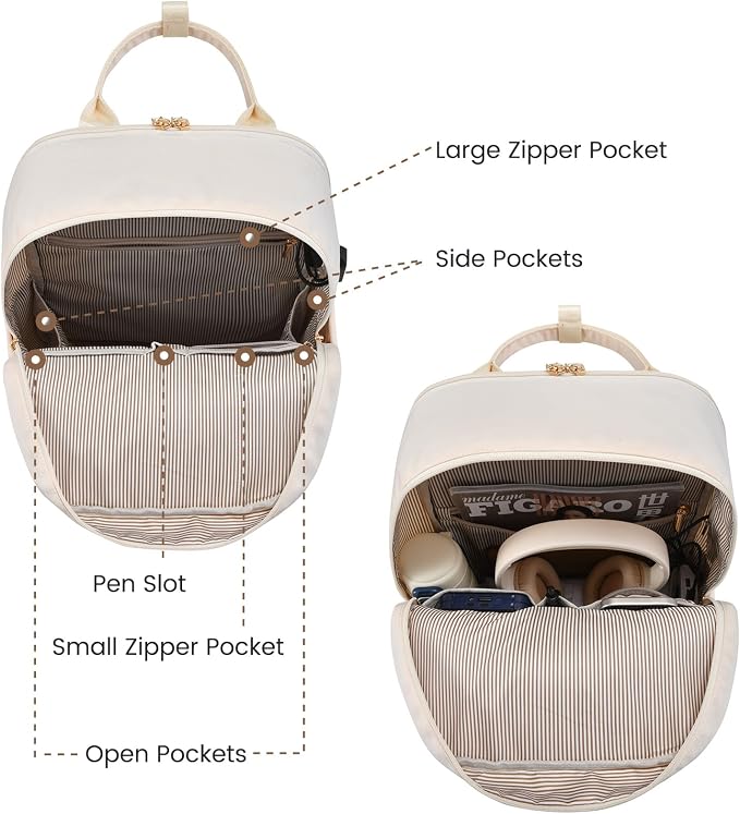 LOVEVOOK Laptop Backpack for Women 15.6 Inch Laptop Bag - Image 4