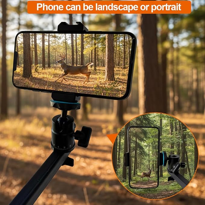 Tree Stand Phone Mount for Hunting, Camera Arm for Hunting, Treestand Phone - Image 5