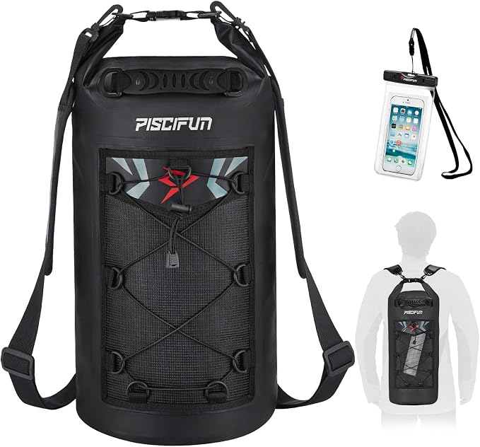 Piscifun Dry Bag, Waterproof Floating Backpack 10L/20L/30L/40L by Piscifun
