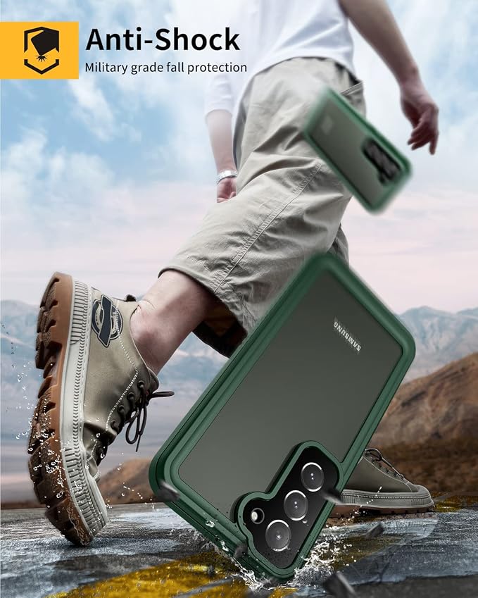 Lanhiem for Samsung Galaxy S23 Case, IP68 Waterproof Dustproof Case - Image 6