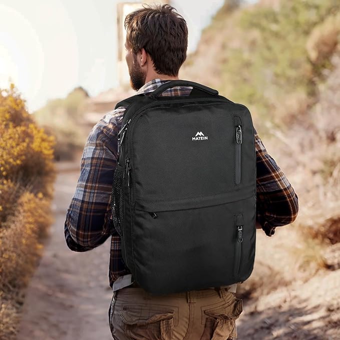 MATEIN Travel Laptop Backpack, Flight Approved Carry on Backpack Shoe - Image 8