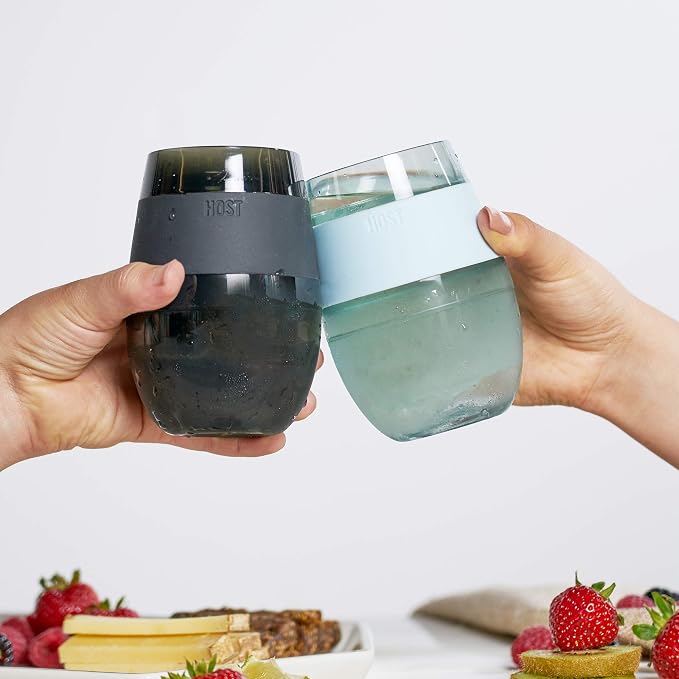 HOST Wine Freeze Cooling Cup, Plastic Double Wall Insulated Freezable Drink - Image 7