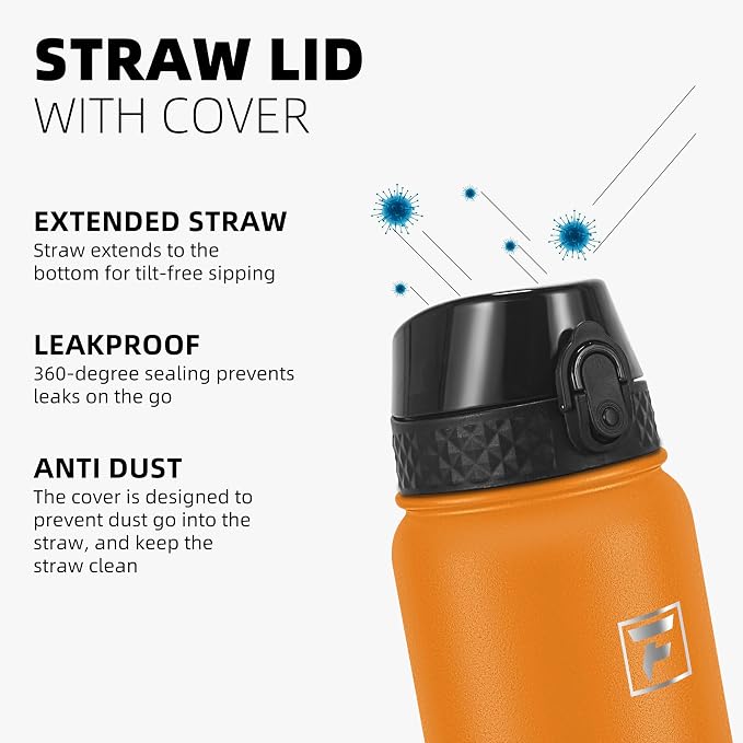 Fanhaw 20 oz Insulated Stainless Steel Water Bottle - Image 4