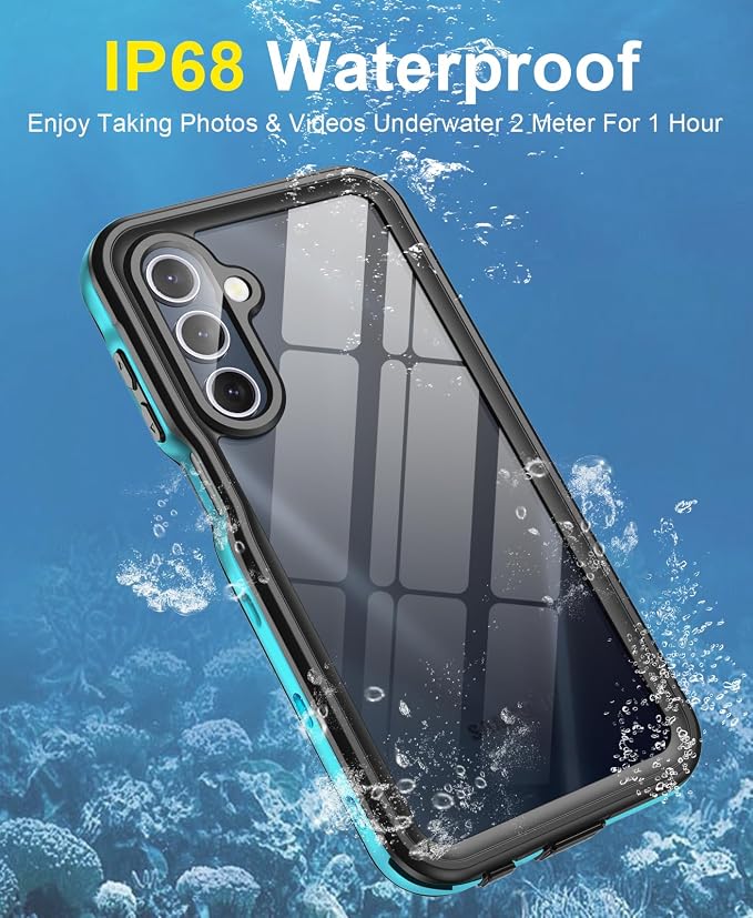 Beasyjoy for Samsung Galaxy A15 5G Case Waterproof, IP68 Underwater - Image 3