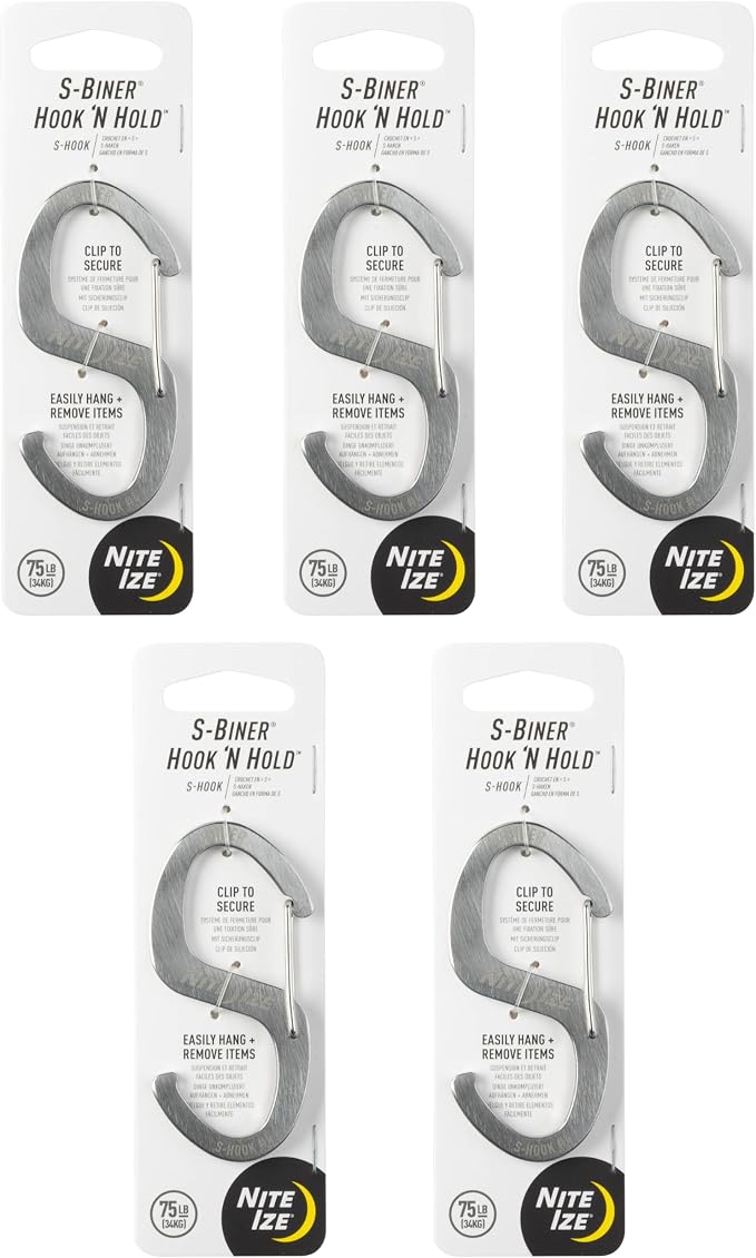 Nite Ize S-Biner Hook 'N Hold S-Hook by Nite+Ize