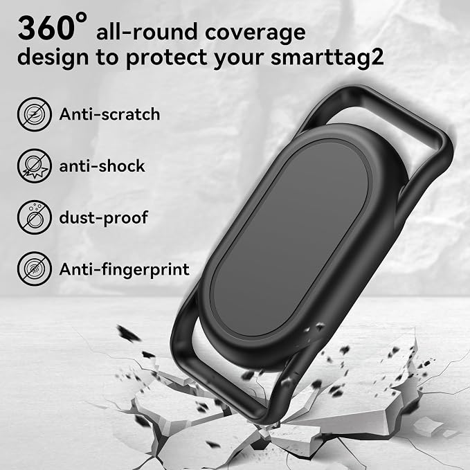 DDJ Dog Collar Holder for Samsung Smart Tag 2, Dog GPS Tracker Waterproof - Image 8