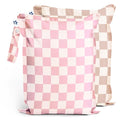 Tiny Twinkle Mess Proof Wet Bags | 2-Pack Reusable Waterproof Wet Bags by TinyTwinkle
