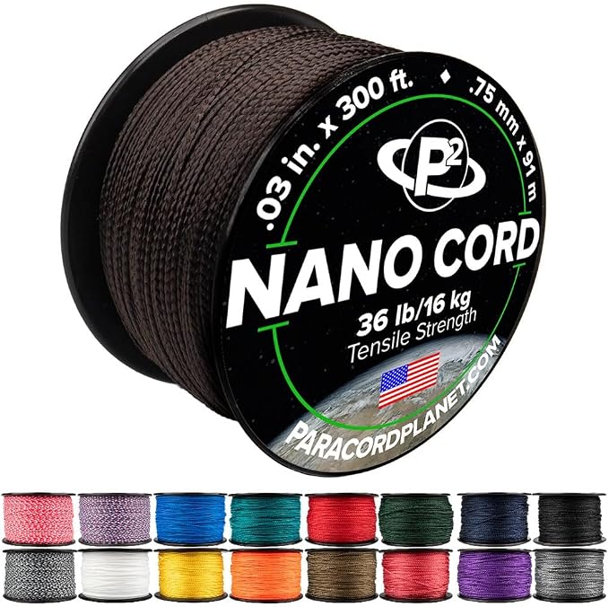 Paracord Planet Nano Cord –Lightweight Nylon Nano Paracord – Great by ParacordPlanet