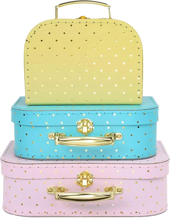 Jewelkeeper Decorative Storage Boxes Set of 3 by Jewelkeeper