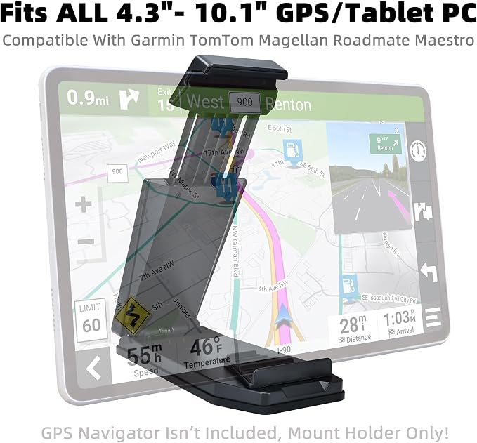 Mini Dashboard GPS Mount Holder Phone Tablet PC Navigation Holder - Image 4