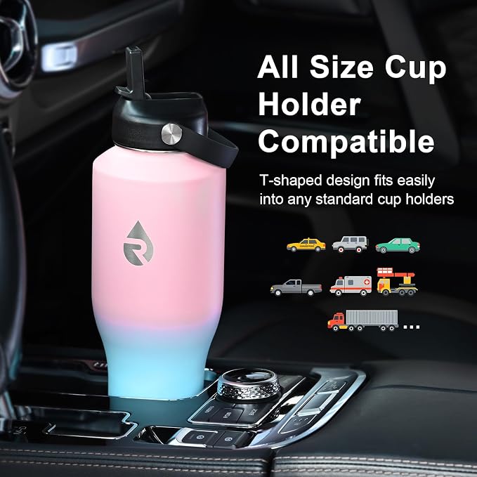 RAYMYLO 40 oz Insulated Water Bottle - Image 2