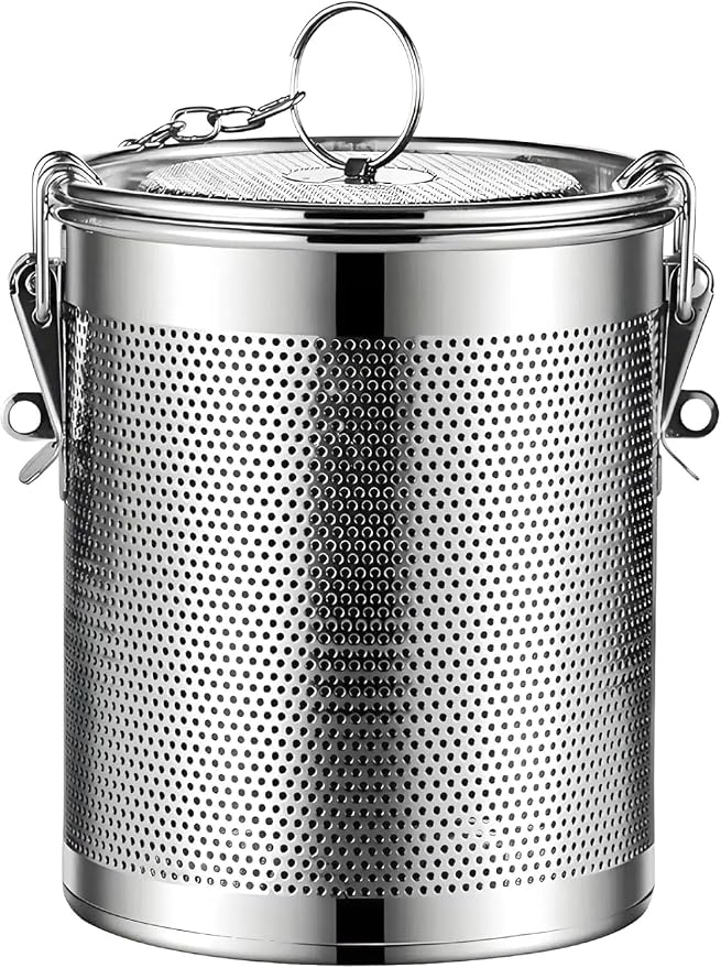 Stainless steel cylindrical seasoning filter, Mesh Design Tea Ball Strainer by BANGPEIWQT
