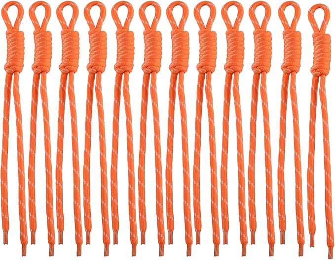 Paracord Keychain Paracord Bag Charm 12pcs Braided Nylon Rope Keychain Cord by Cmidy