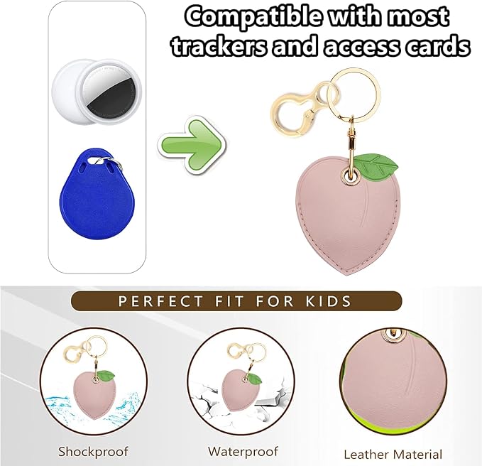 Leather Keychain Holder Case Compatible - Image 3