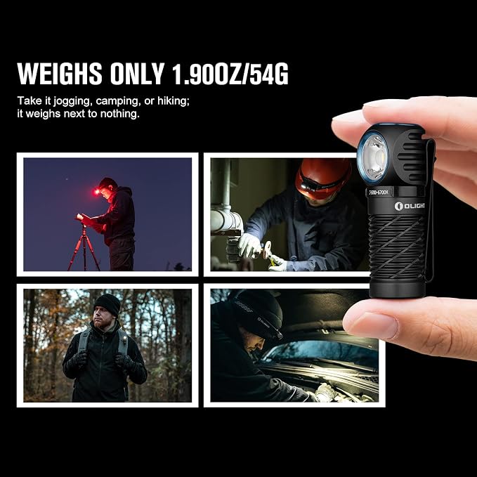 OLIGHT Perun 2 Mini Headlamp 1100 Lumens LED Head Flashlight, Rechargeable - Image 3