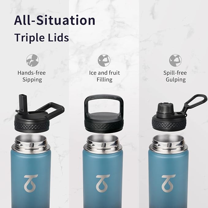 Trebo 24 oz Water Bottle Insulated - Image 3