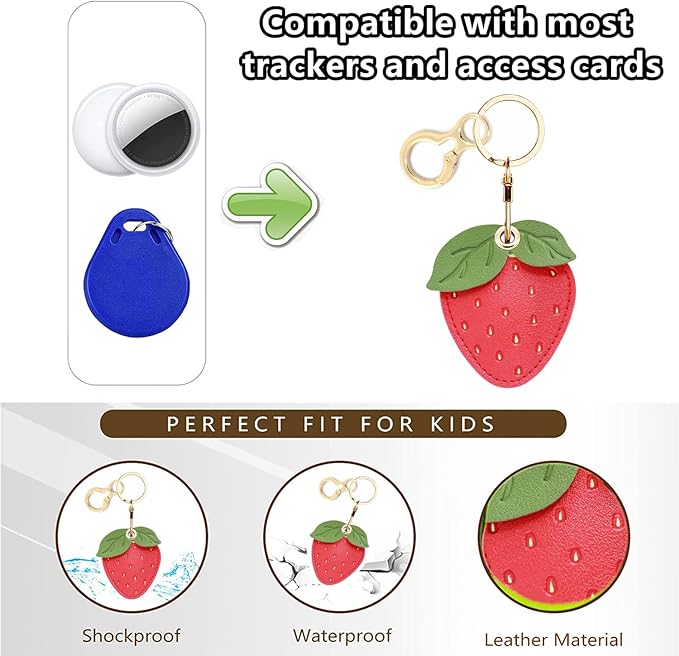 Leather Keychain Holder Case Compatible - Image 3