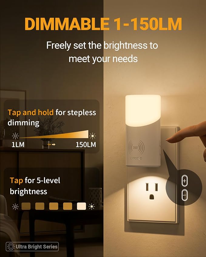 Lyridz LED Plug-in Night Light - Image 3