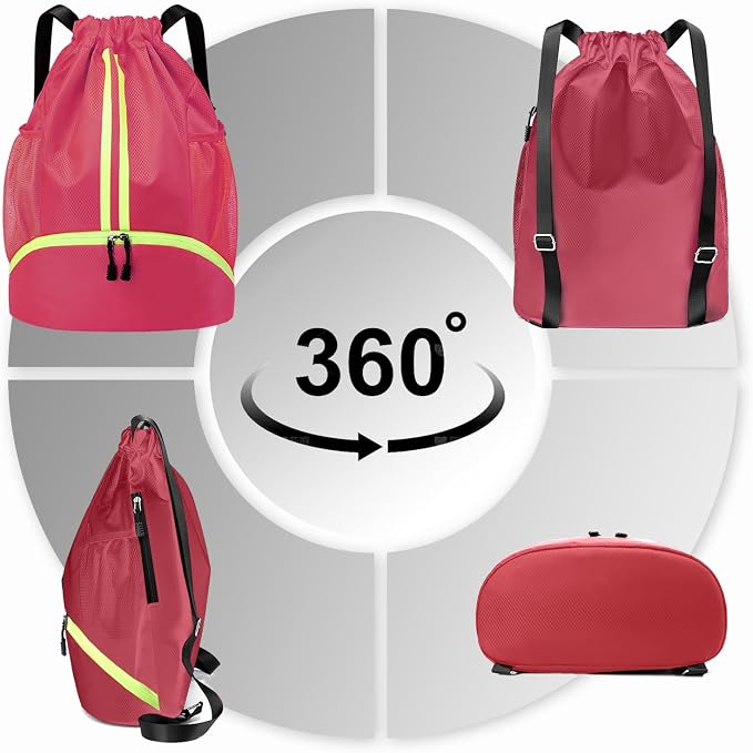 Hoedia Sports Drawstring Backpack - Image 7
