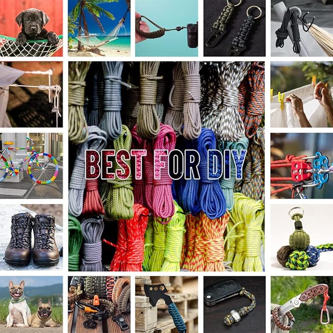 HERCULES Type III Paracord 550 Paracord Rope Parachute Cord, Survival Rope - Image 5