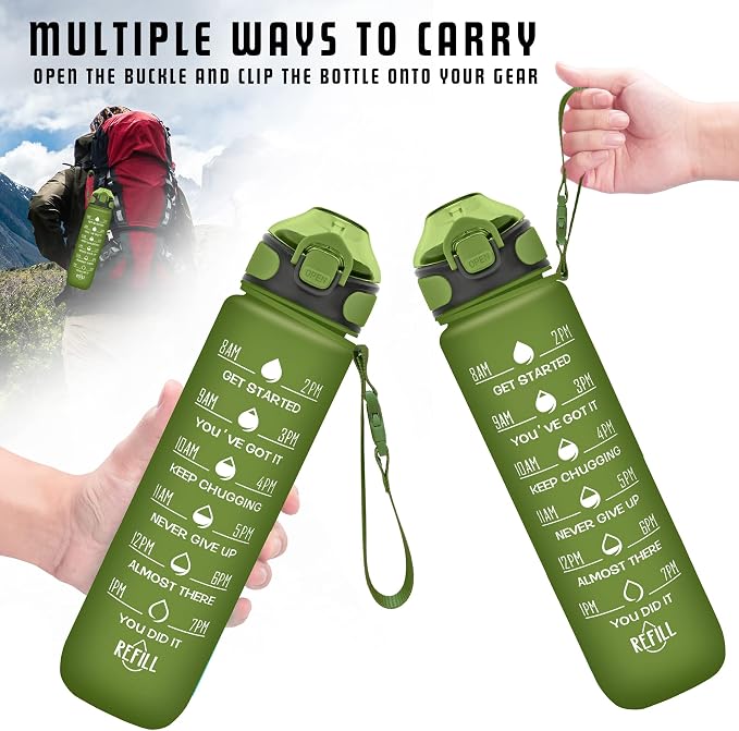 Enerbone 32 oz Drinking Water Bottle - Image 6