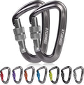 STURME 12kN Heavy Duty Locking Carabiner Clips by STURME